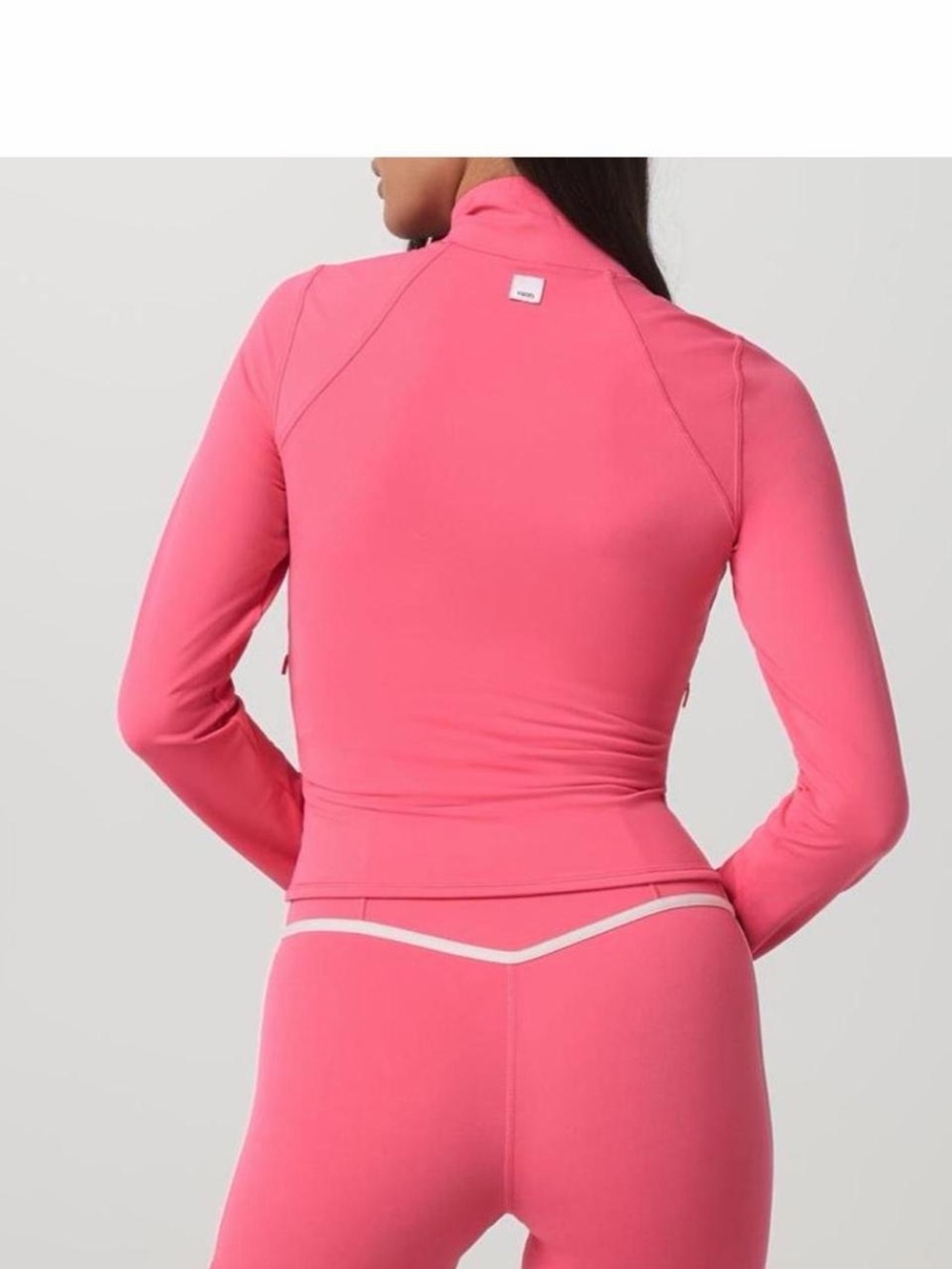Vuori Women’s AllTheFeels Full-Zip Jacket in Sunset Pink — Size M - Picture 2 of 7